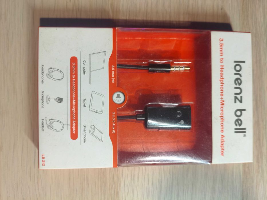 Adaptador Headphone + Microphone