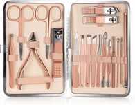 Zestaw Do Manicure Pedicure 18 Elementów Zestaw