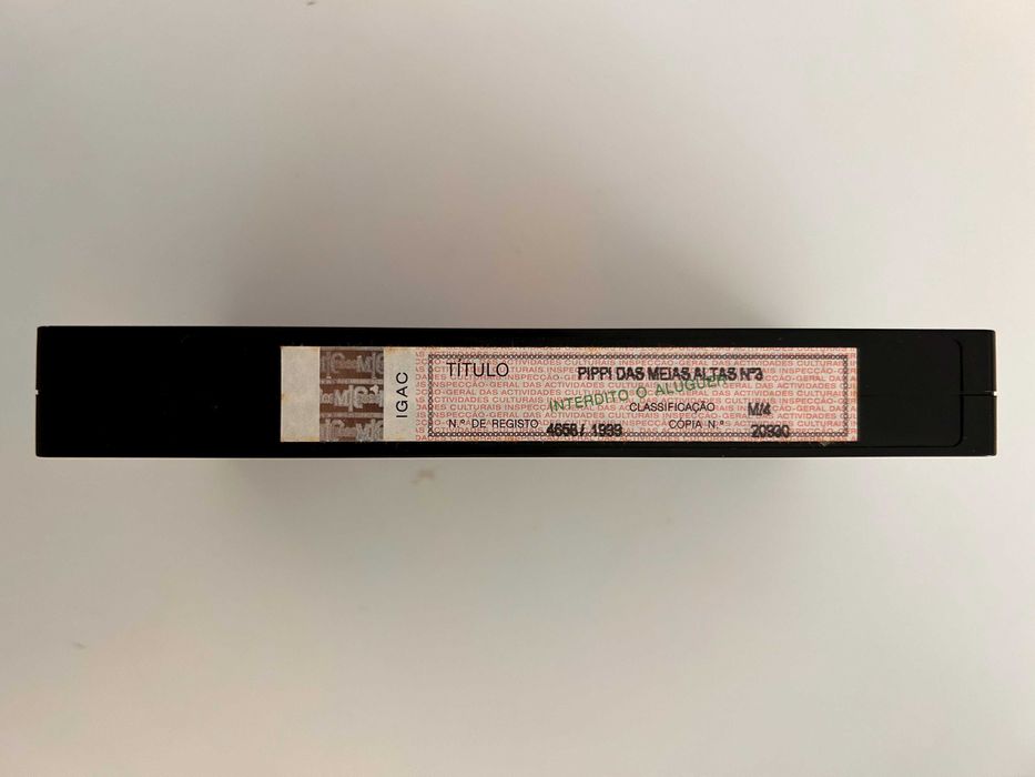 VHS Pipi das Meias Altas - Pipi e o Spung