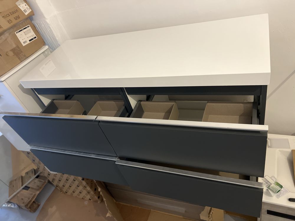 Movel casa banho Novo 120cm C/Tampo