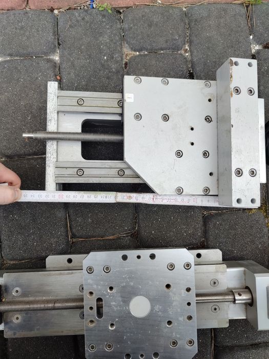 Stół liniowy krzyżowy frezarka tokarka wiertarka CNC imadło posuw oś Z