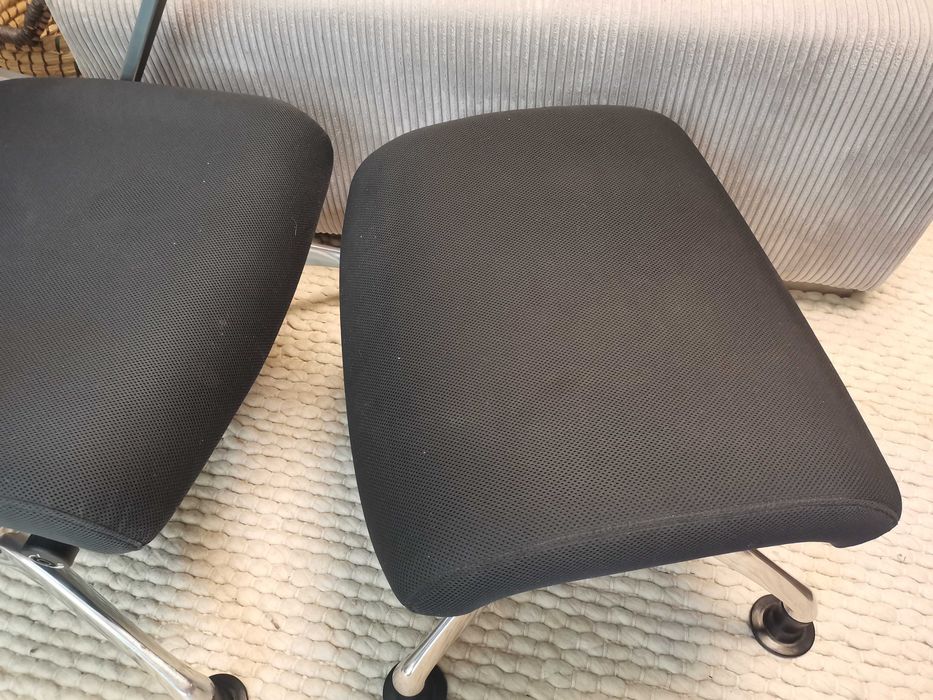 Fotel Okamura Luxos z podnóżkiem