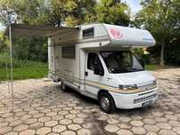 Kamper EURA MOBIL 590 2.5Td wersja zimowa Solar el.szyb Hak 6 osob GFK