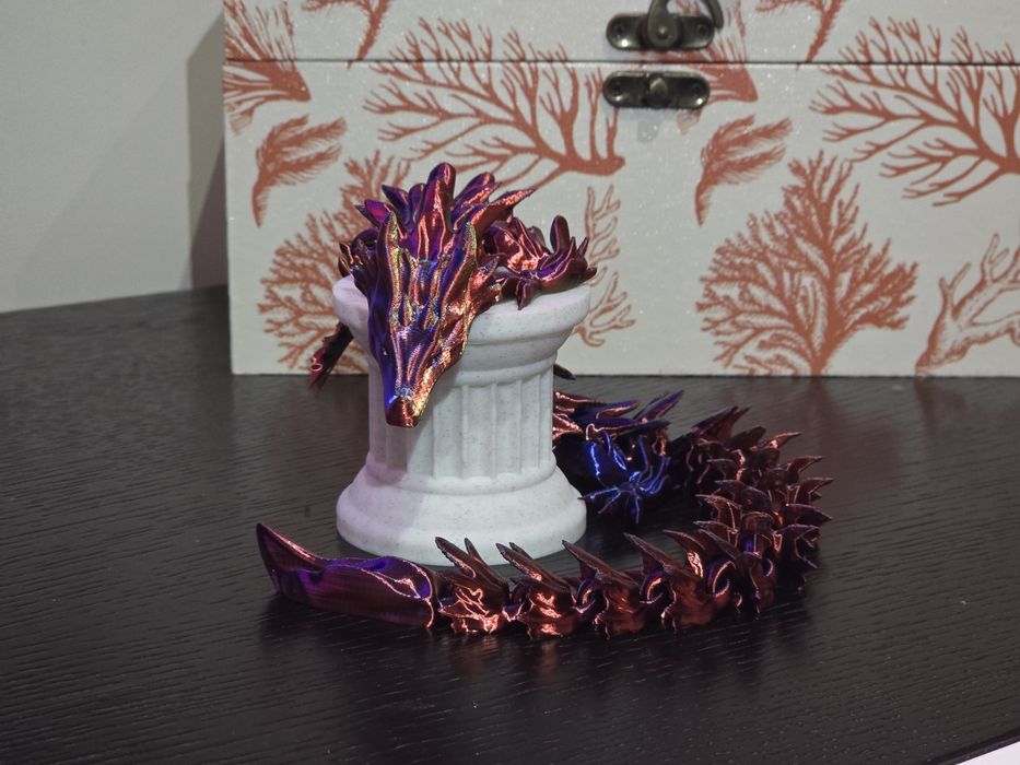 Dragão Articulado 48cm Tricolor