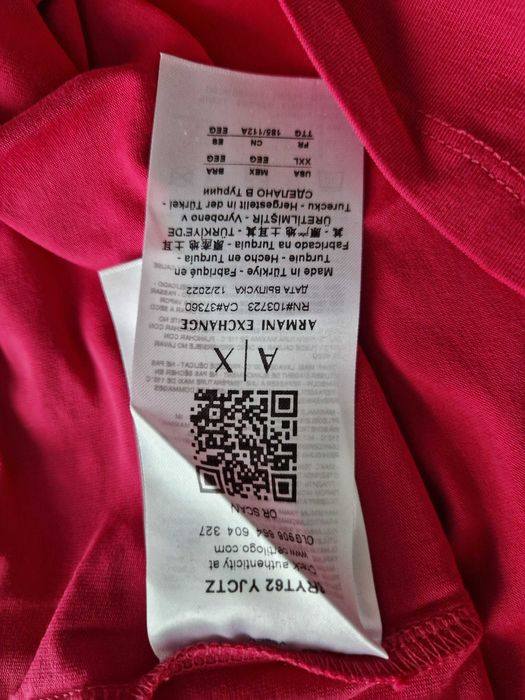 Oryginalny T-Shirt marki Armani