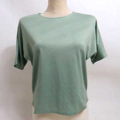 BLUZKA sportowa damska żakardowa KOSZULKA DO TRENINGU szybkoschnąca S