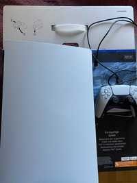 PlayStation 5 Digital Edition  z padem i okablowaniem