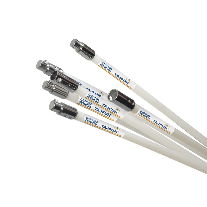 Zestaw szczotka do czyszczenia komina obrotowy na wiertarkę TAJFUN 6 m