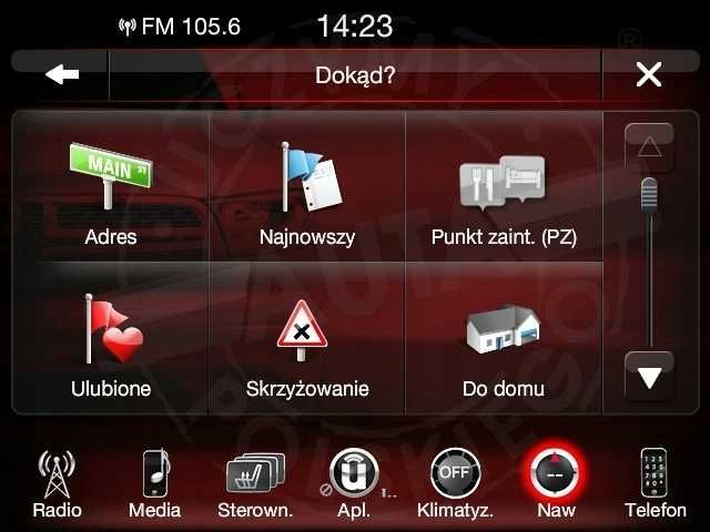 DODGE DURANGO UC84 polskie menu lektor mapa  USA-EU