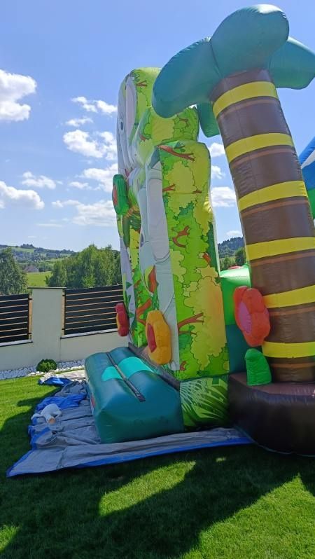 Dmuchaniec zjeżdżalnia, atrakcje dla dzieci urodziny komunie chrzest