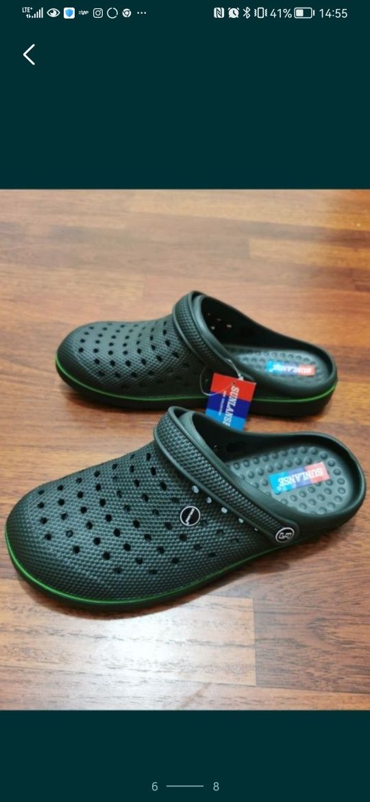 Klapki Męskie Typu Kroksy Lekkie Wygodne