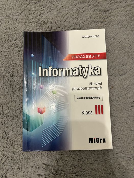 podręcznik informatyka klasa 3