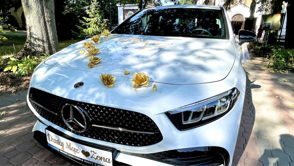 Samochód Auto do Ślubu - nowy biały Mercedes AMG Limousine