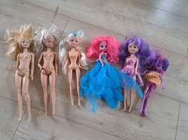 Zestaw lalek Barbie, Mattel, Zuru, Hasbro lalka 6 sztuk
