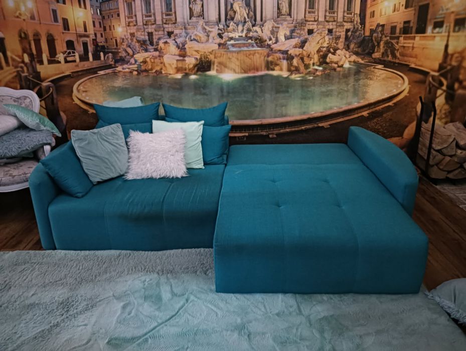 Sofa duża 4 osobowa, szer. 290cm, rozkładana z funkcją spania