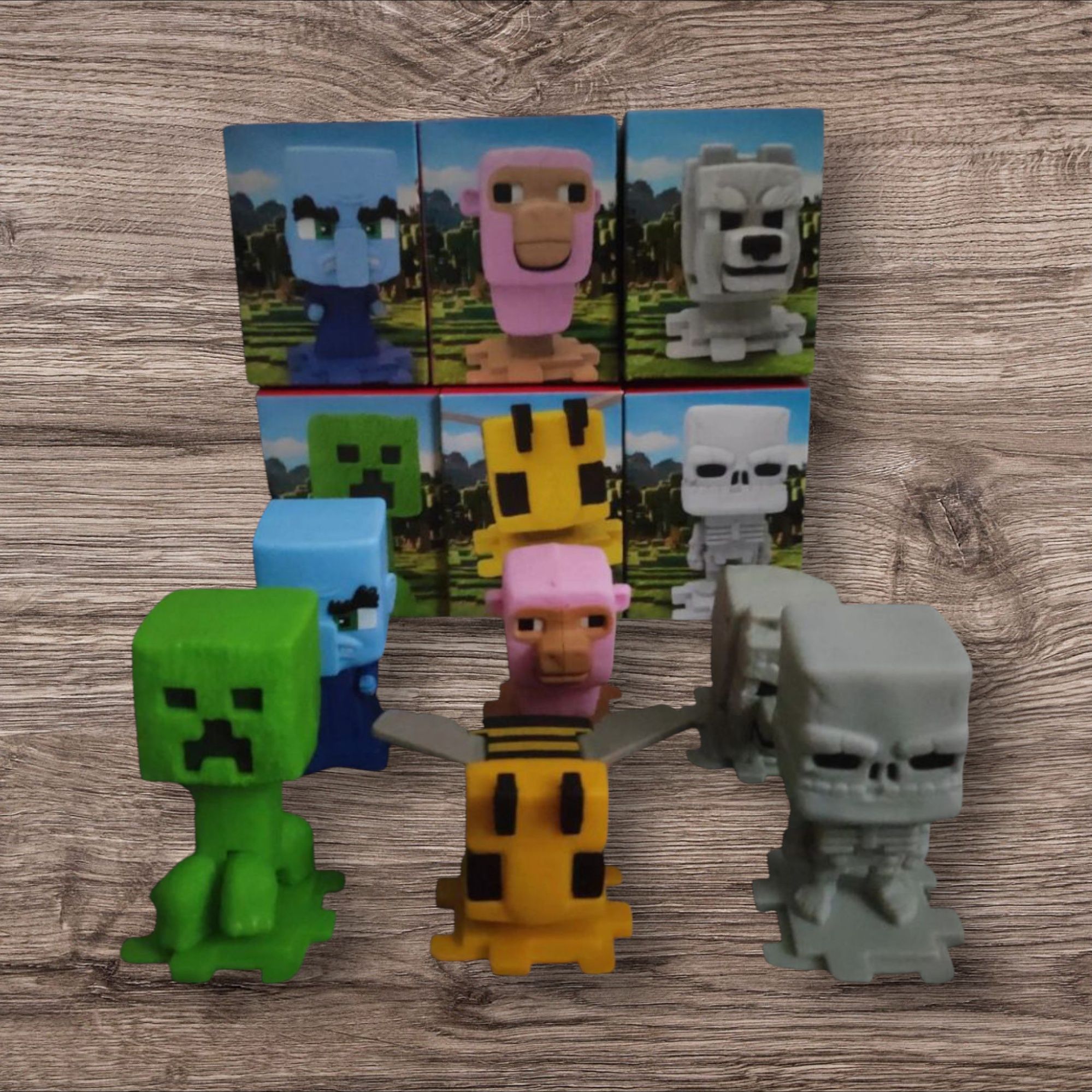 Cała Kolekcja Figurki Kolekcjonerski Minecraft McDonald's