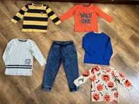 Футболки, лонгсливы, джинсы на мальчика, р. 104, 3-4 года