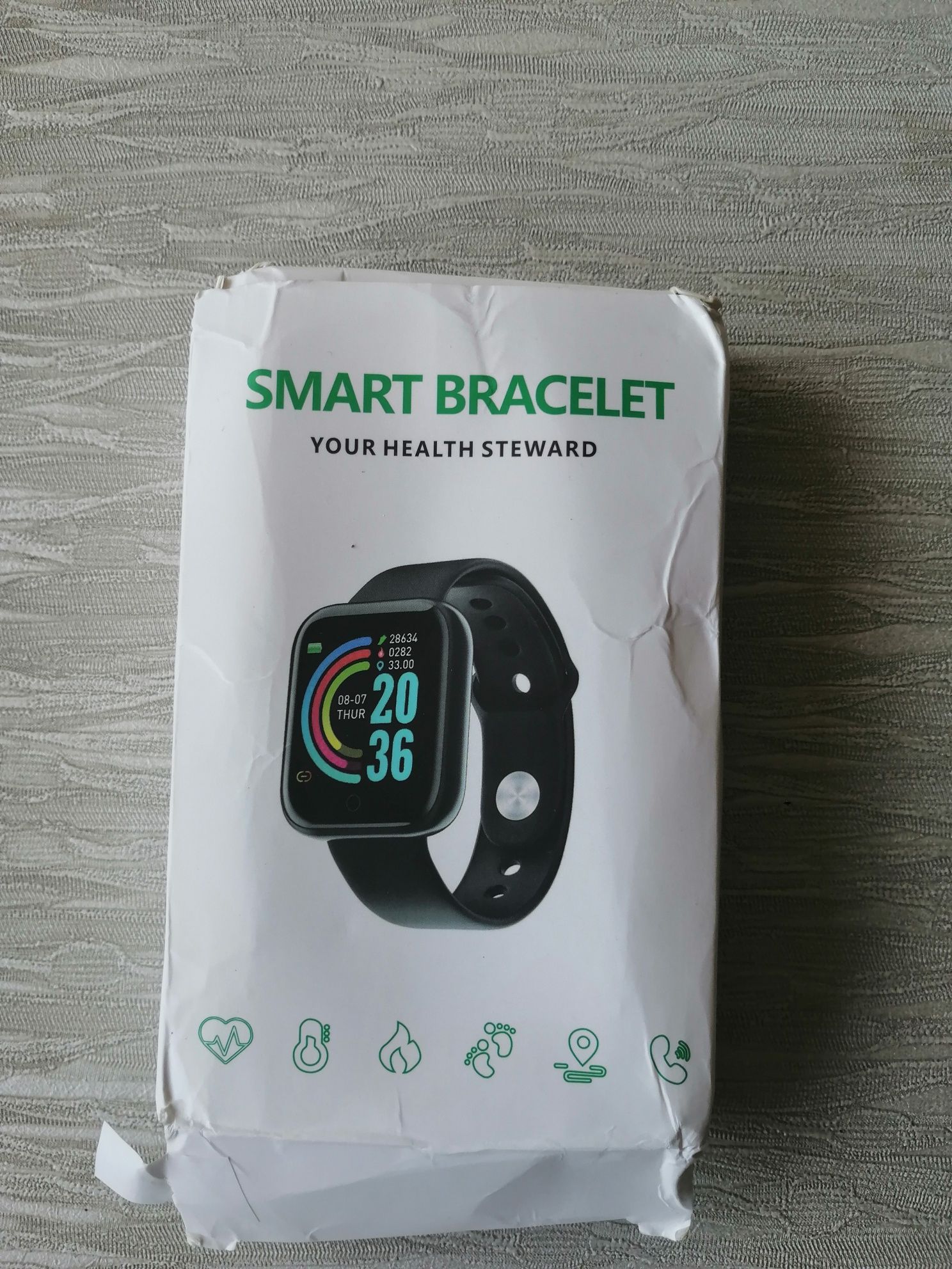 Смарт-годинник в упаковці/ Розумний годинник Android, Bluetooth, спорт