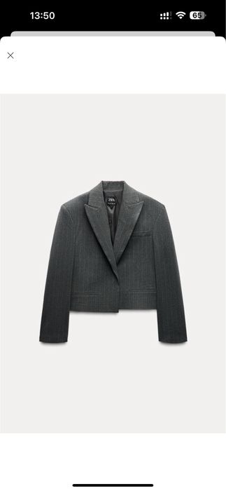 Вкорочений піджак zara