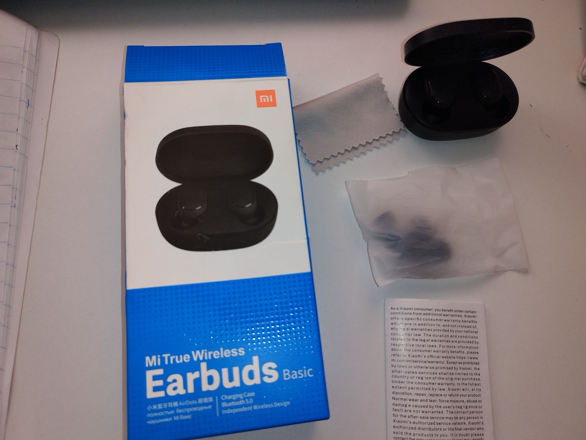 słuchawki bezprzewodowe mi true wireless earbuds basic
