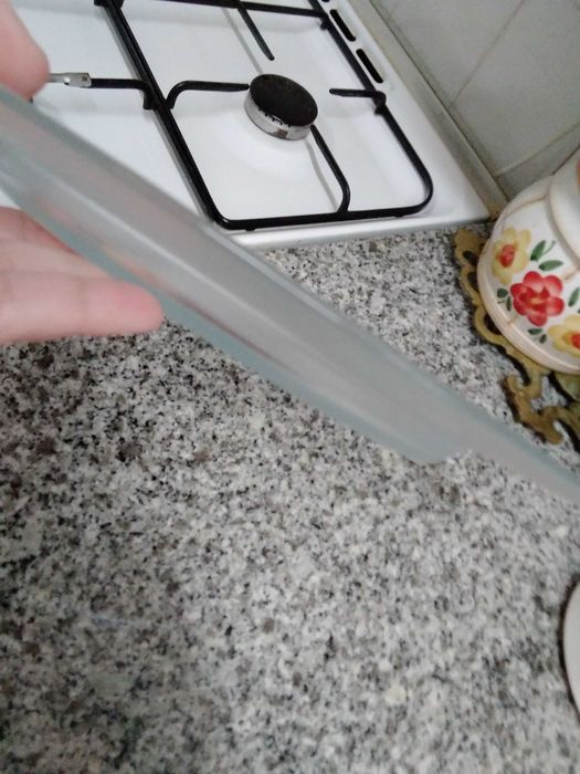 Prato de servir, vidro, 33cm diâmetro