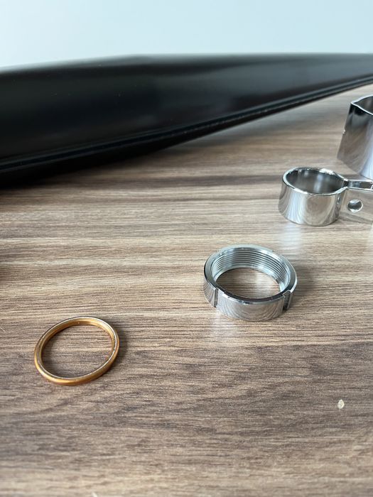 NOWY POLSKI komplet zestaw wydechowy tłumik WSK 125 B1 DWURAMÓWKA