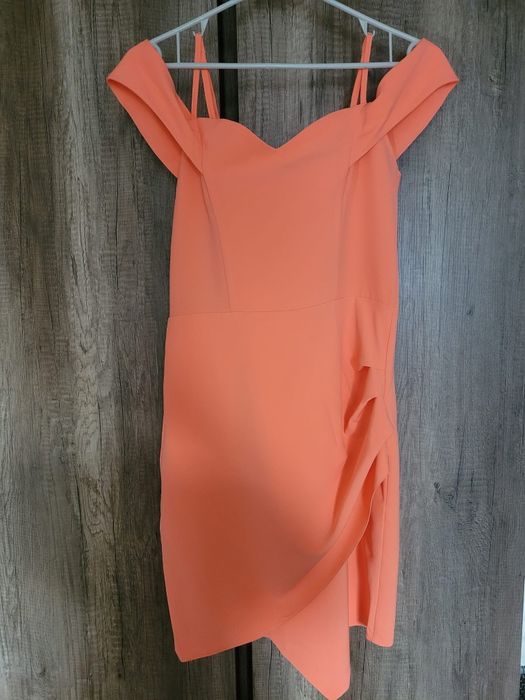 Pomarańczowa sukienka M