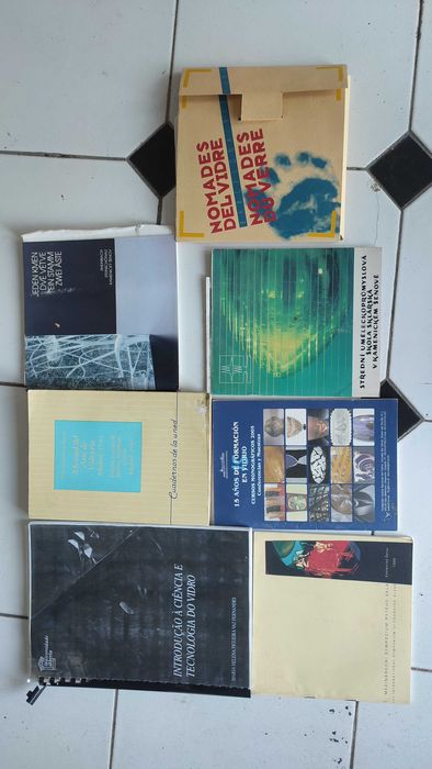 15 livros sobre Vidro e Arte Vidreira