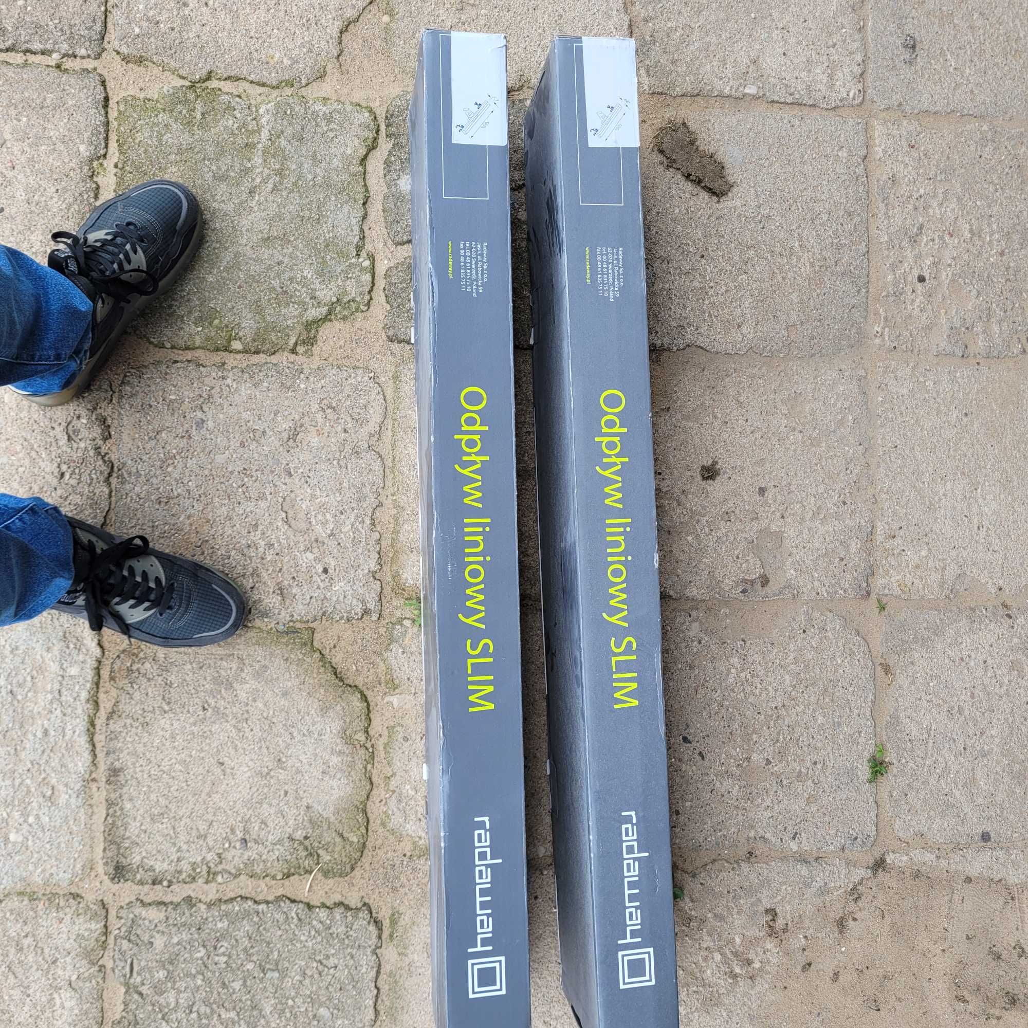 Odpływ y liniowe Radaway slim nowe 2 szt
