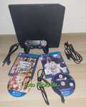 Ps4 Slim + 1 Comando Original + Gta V + Fifa 18