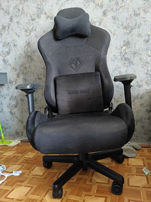 Крісло для геймерів Anda Seat T-Pro 2 Black Size XL (AD12XLLA-01-B-F)