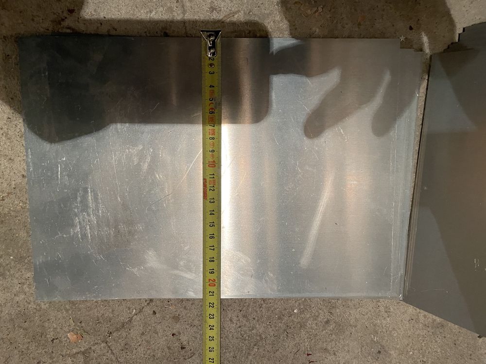 Blacha formatka aluminium 21 cm x 30 cm