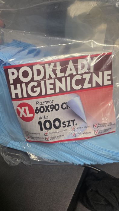 Podkłady higieniczne 27szt 60x90