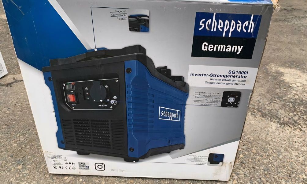 Інверторний генератор Scheppach SG1600i 1 кВт