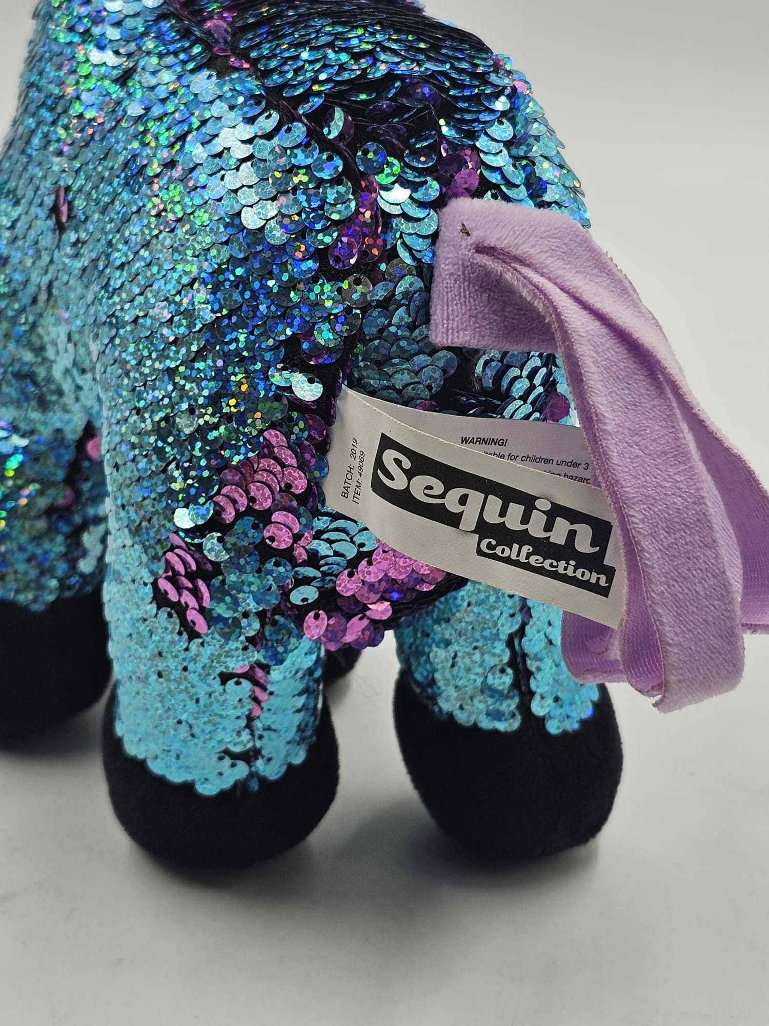 Sequin Collection cekinowa lama maskotka