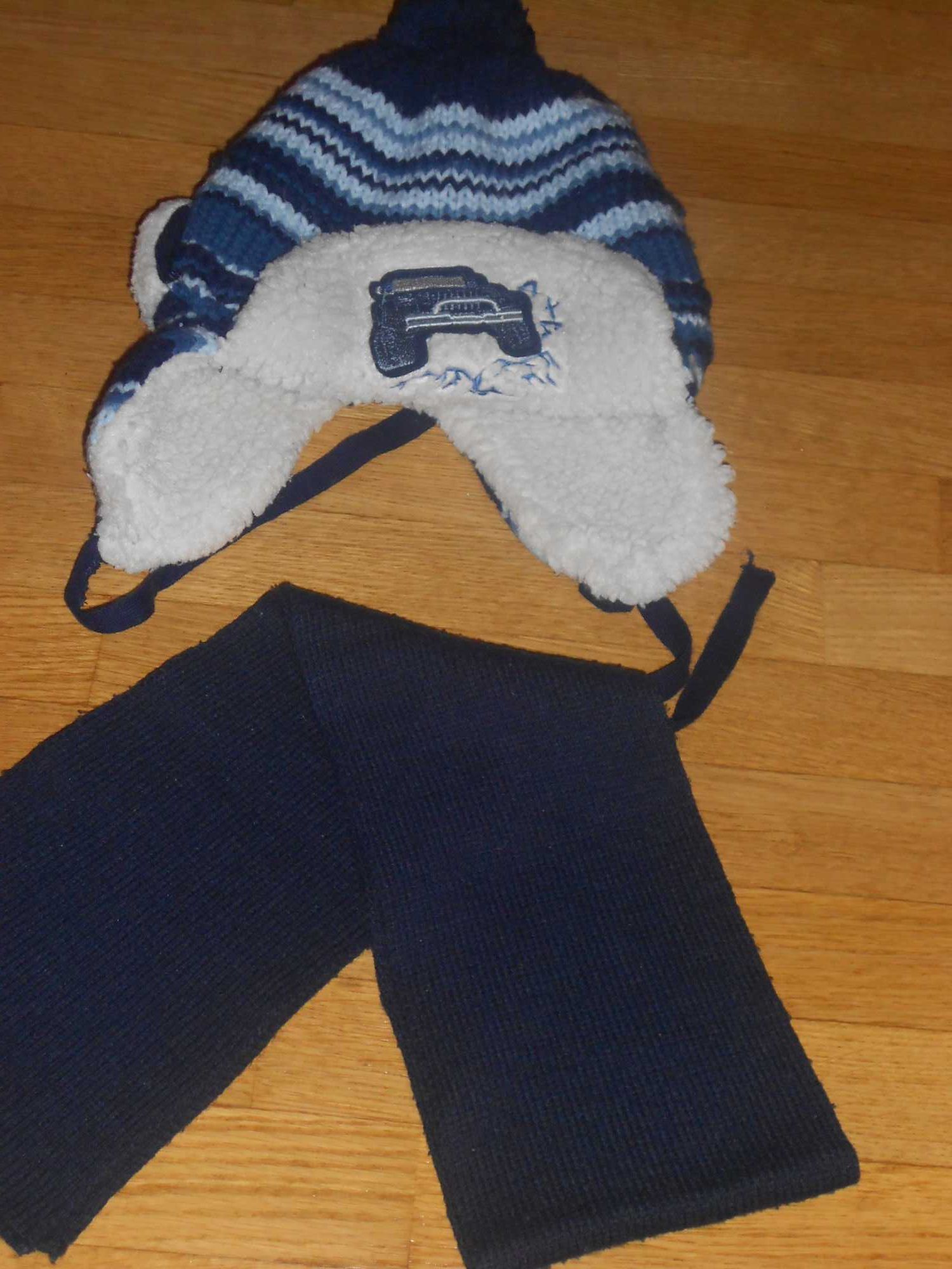 Шапка+шарф зимові  для хлопчика!