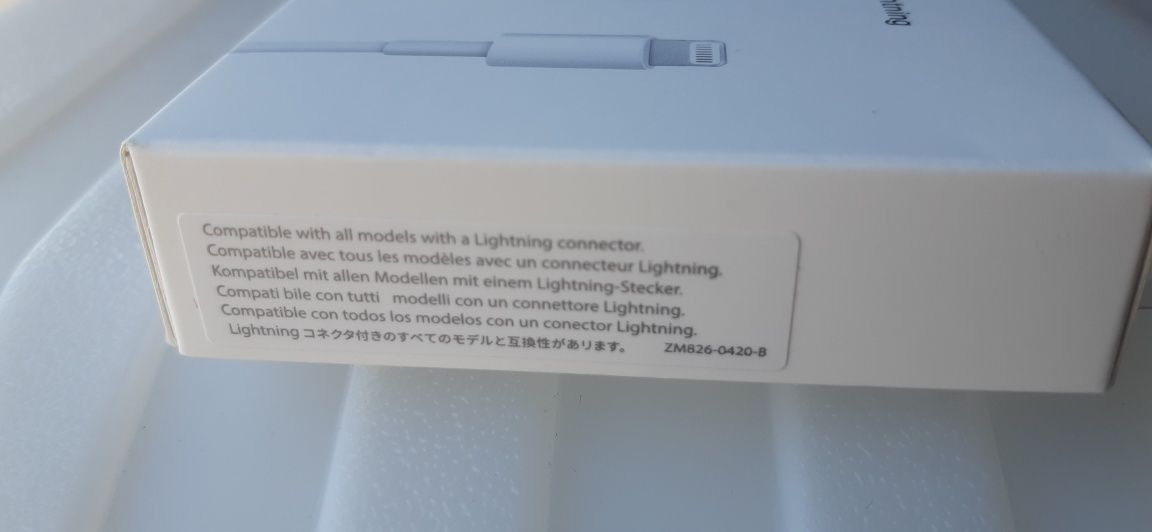 Kabel USB-C to Lightning do iPhone długość 1 metr NOWY
