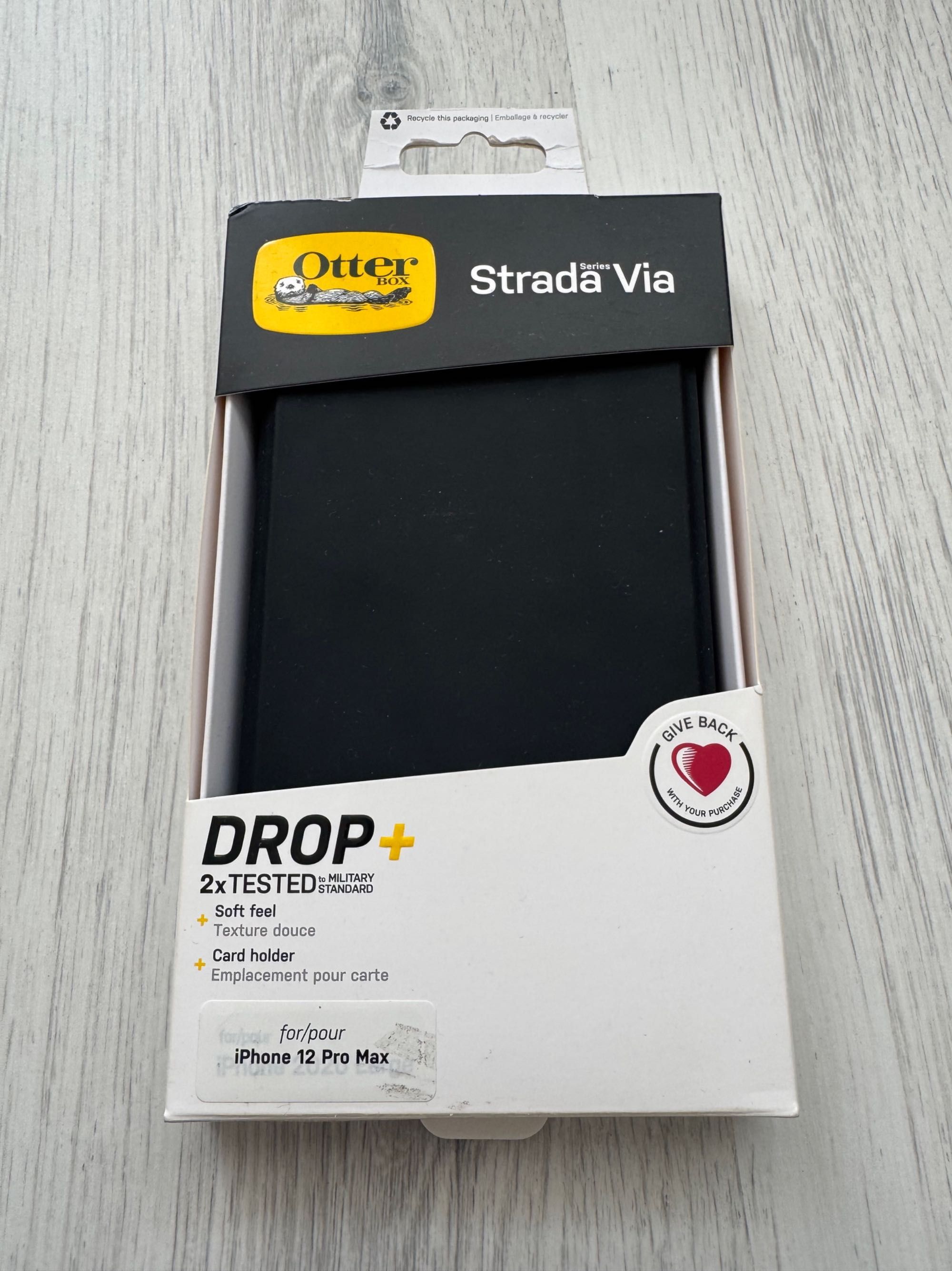 Etui z klapką Otterbox Cases Strada Via Series iPhone 12 Pro Max