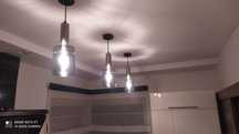 3 lampy wiszące + żarówki led
