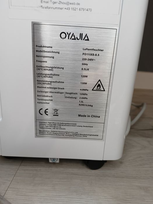 Osuszacz powietrza pochłaniacz wilgoci