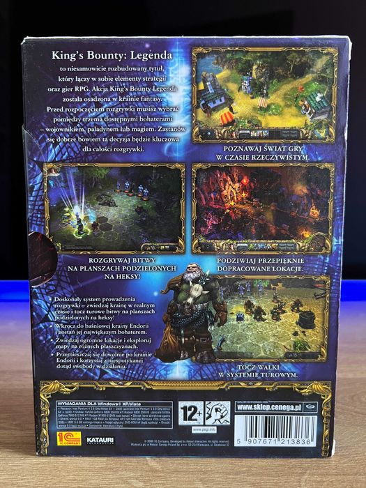 King's Bounty Legenda (PC PL 2008) NOWA premierowe kompletne wydanie