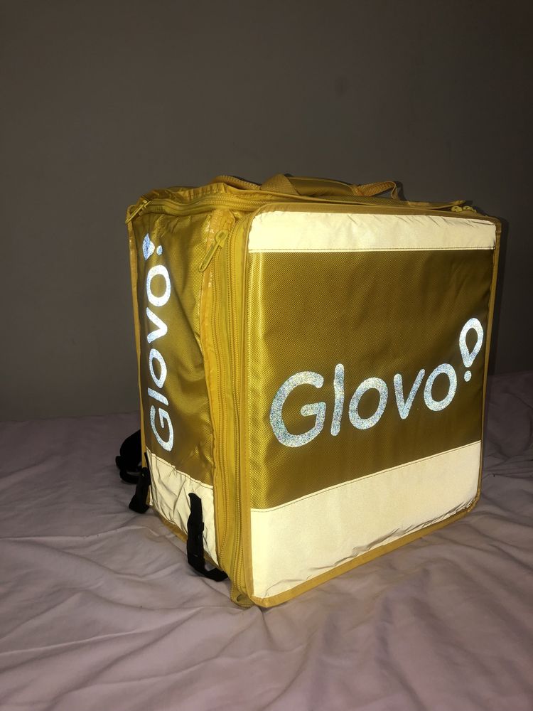 Mochila expansível Glovo