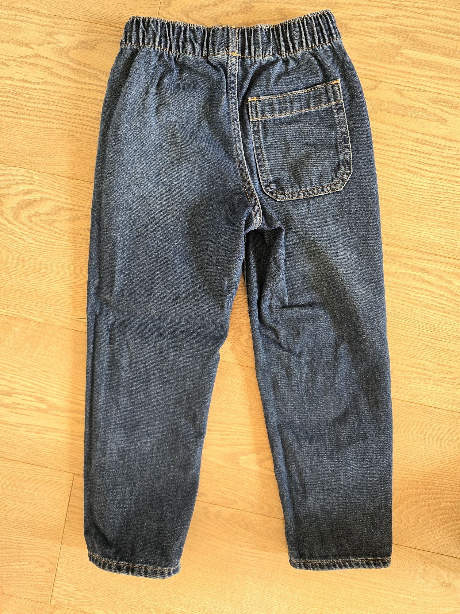 H&M świetne jeansy jogger dla chłopca r. 116