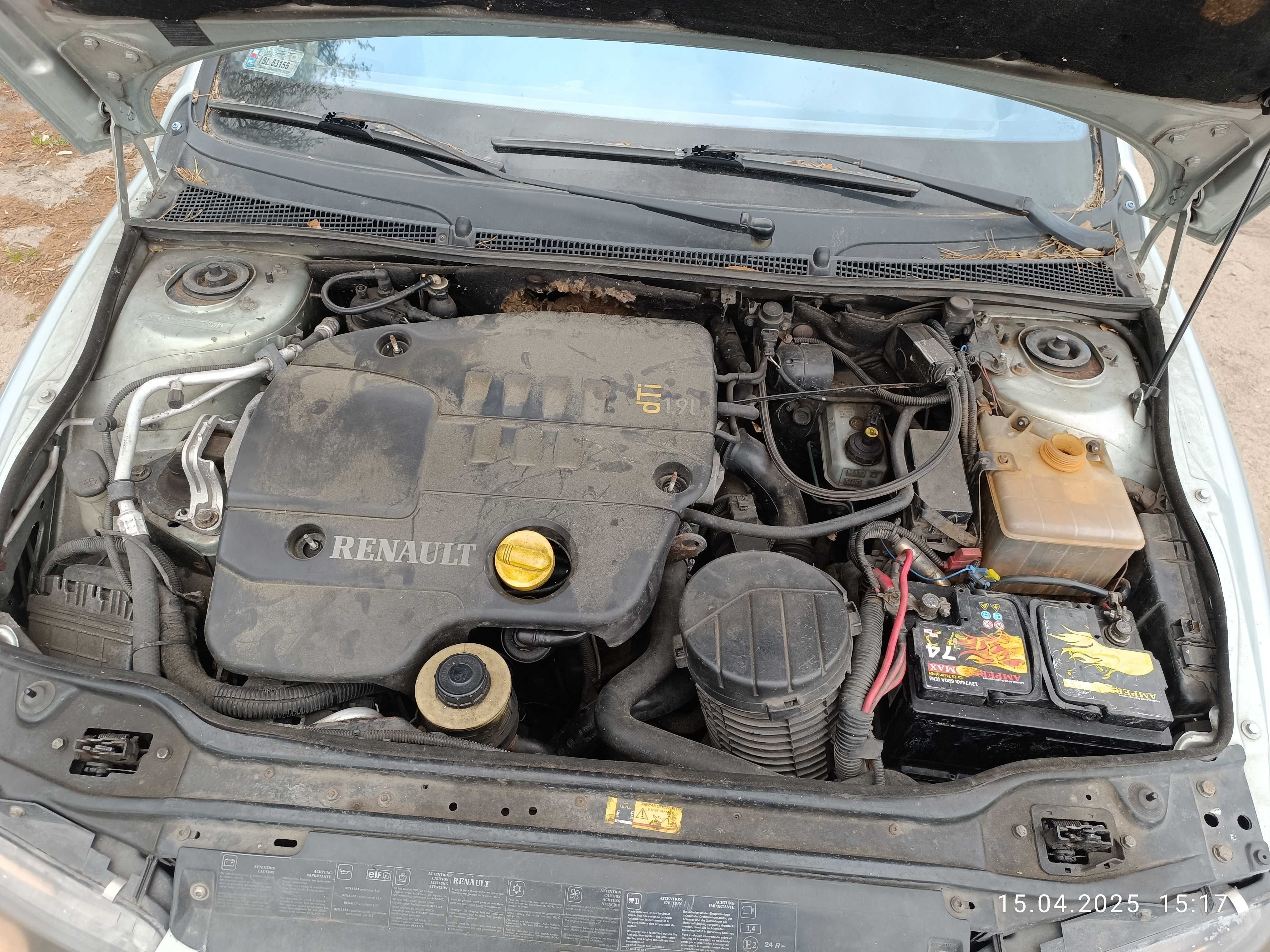 RENAULT LAGUNA I 1.9 pompa wtryskowa wtryski zderzak lampa błotnik ...