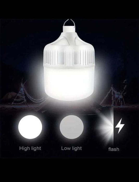 Лампа usb з аккумулятором та гачком