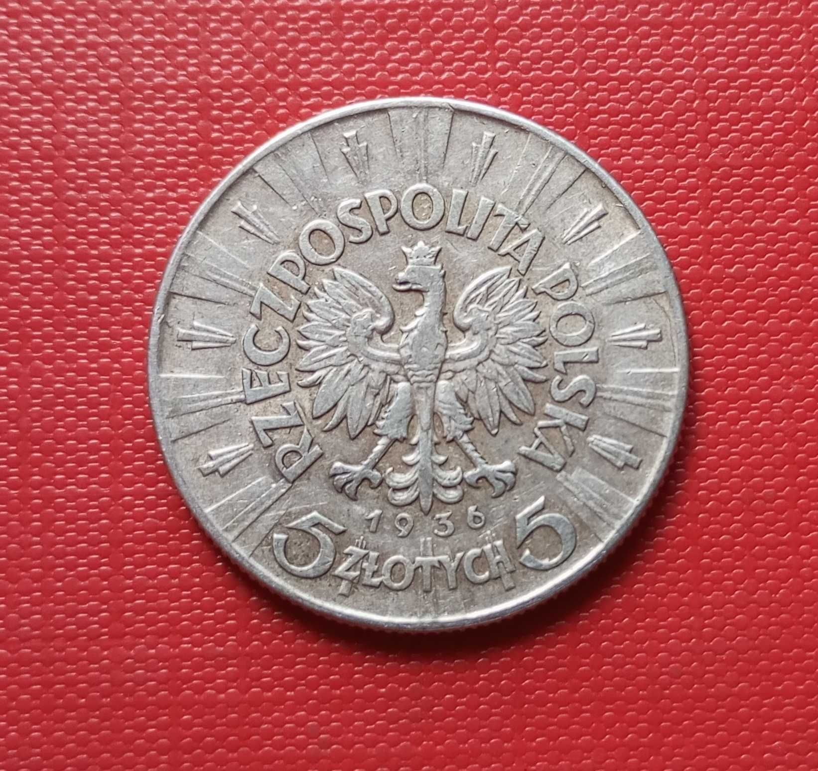 5  zł 1936  - JÓZEF PIŁSUDSKI - srebro