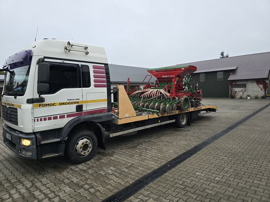 Pomoc Drogowa Laweta transport maszyn Holowanie