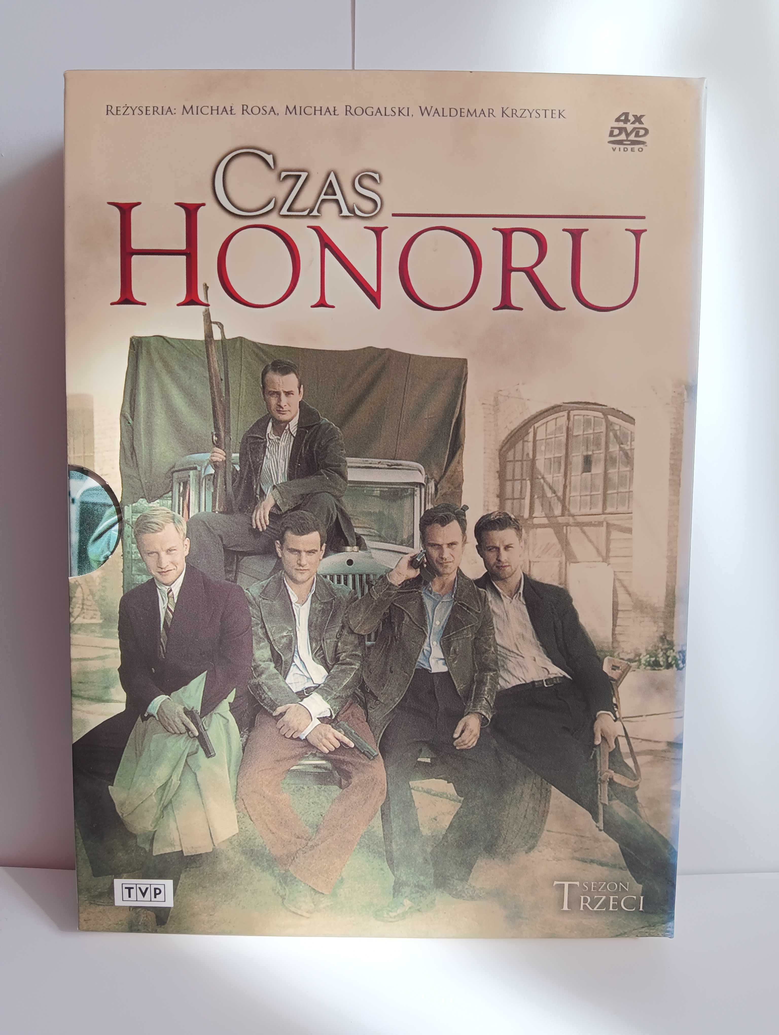 FILMY Czas honoru sezon 1/2/3  DVD [3 BOX] [12 DVD]