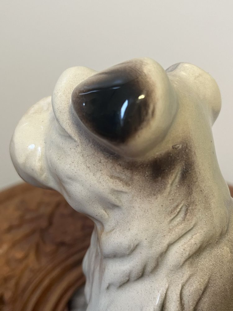 Figurka vintage pies piesek