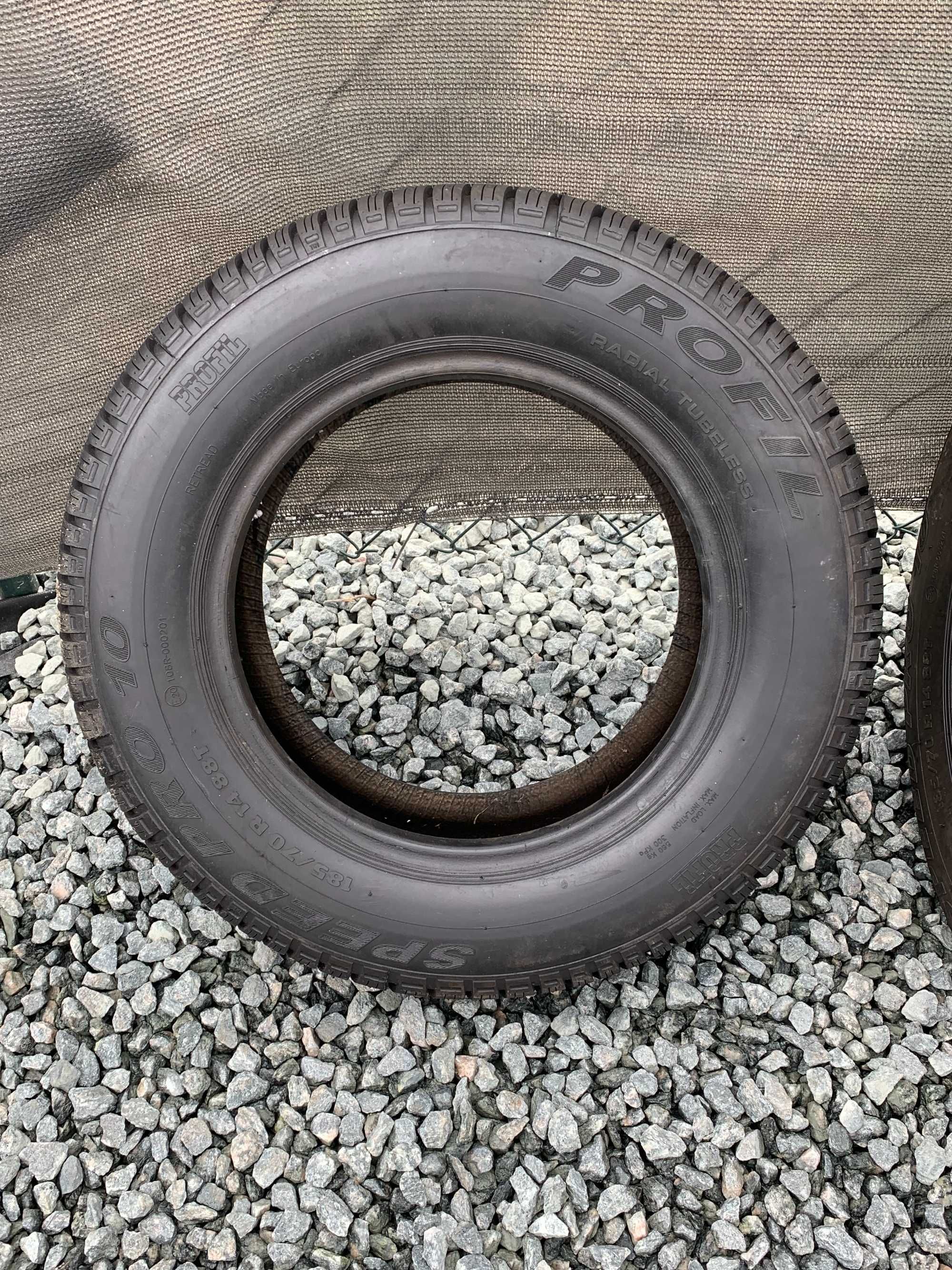 Jak nowe 185/70r14 Profil spedpro 10